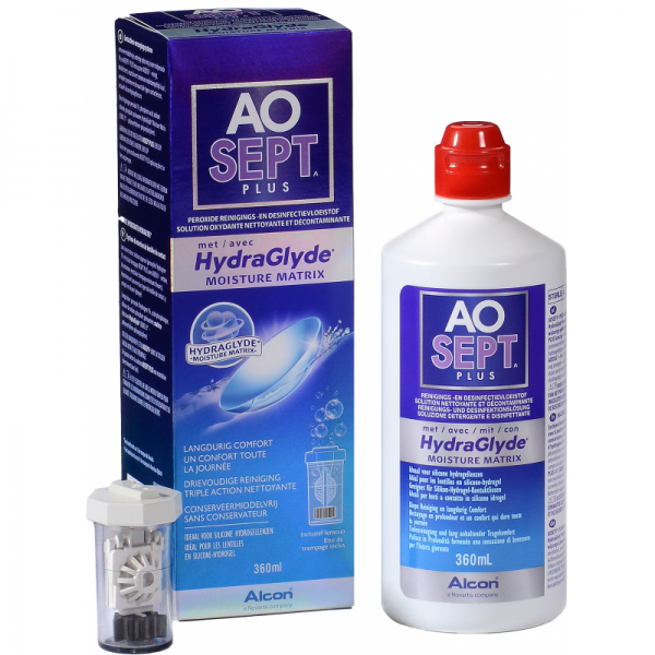 AOSEPT PLUS with HydraGlyde 360ml