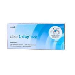 Clear 1 Day Toric Daily Contact Lenses – 10 Pack