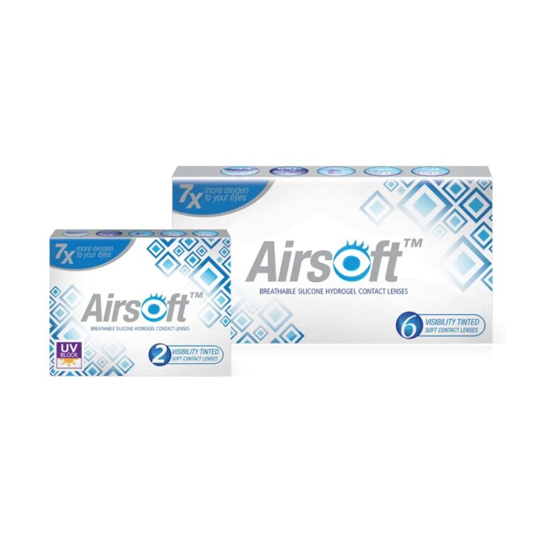 Airsoft Monthly Silicone Hydrogel Contact Lenses – 2 Pack