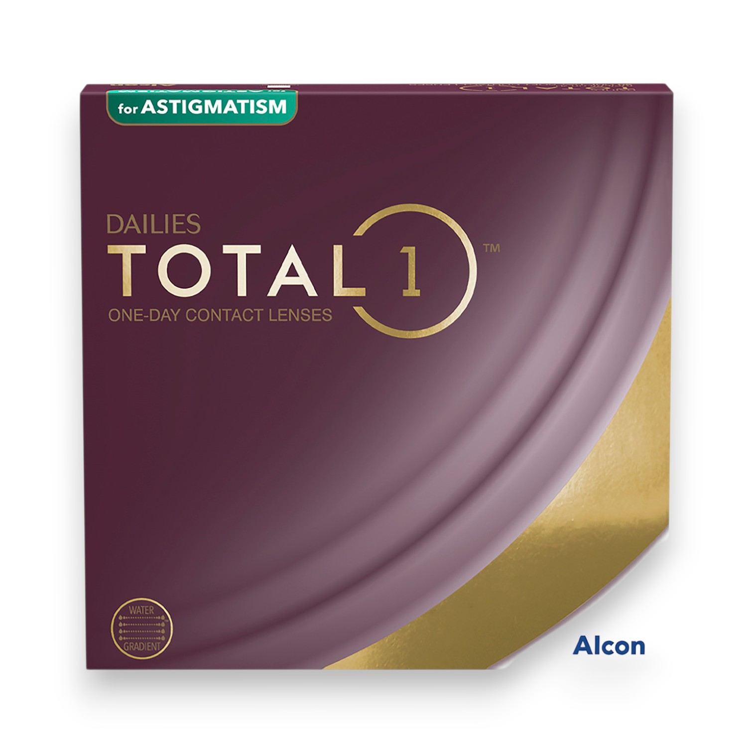 Dailies Total 1 For Astigmatism Daily Contact Lenses – 90 Pack